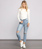 With fun and flirty details, Long Sleeve Crew Neck Basic Bodysuit shows off your unique style for a trendy outfit for the summer season!