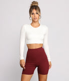 With fun and flirty details, Hype It Up Crop Top shows off your unique style for a trendy outfit for the summer season!