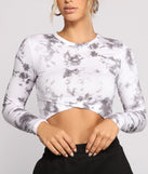 With fun and flirty details, Make A Splash Tie Dye Crop Top shows off your unique style for a trendy outfit for the summer season!