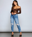 With fun and flirty details, Flocked Velvet Leopard Print Bodysuit shows off your unique style for a trendy outfit for the summer season!