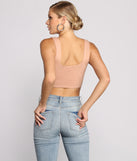 With fun and flirty details, Classic Chic Wide Strap Crop Top shows off your unique style for a trendy outfit for the summer season!