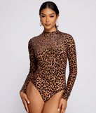 With fun and flirty details, Forever Fab Leopard Print Bodysuit shows off your unique style for a trendy outfit for the summer season!