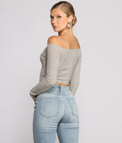 With fun and flirty details, Keepin' Knit Cute And Casual Crop Top shows off your unique style for a trendy outfit for the summer season!