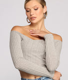 With fun and flirty details, Keepin' Knit Cute And Casual Crop Top shows off your unique style for a trendy outfit for the summer season!