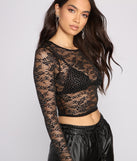 Heat Stone and Floral Lace Crop Top helps create the best bachelorette party outfit or the bride's sultry bachelorette dress for a look that slays!
