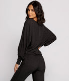 With fun and flirty details, Keepin' Knit Basic Long Sleeve Top shows off your unique style for a trendy outfit for the summer season!