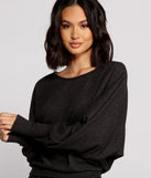 With fun and flirty details, Keepin' Knit Basic Long Sleeve Top shows off your unique style for a trendy outfit for the summer season!