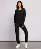 With fun and flirty details, Keepin' Knit Basic Long Sleeve Top shows off your unique style for a trendy outfit for the summer season!