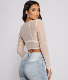 With fun and flirty details, Luxe Girly Embroidered Crop Top shows off your unique style for a trendy outfit for the summer season!