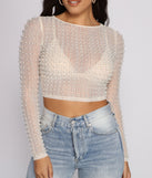 With fun and flirty details, Luxe Girly Embroidered Crop Top shows off your unique style for a trendy outfit for the summer season!