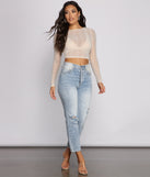 With fun and flirty details, Luxe Girly Embroidered Crop Top shows off your unique style for a trendy outfit for the summer season!