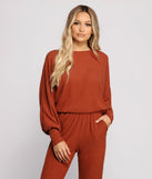 You’ll look stunning in the Keepin' Knit Basic Long Sleeve Top when paired with its matching separate to create a glam clothing set perfect for parties, date nights, concert outfits, back-to-school attire, or for any summer event!