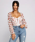The trendy Lace and Love Floral Bodysuit is the perfect pick to create a holiday outfit, new years attire, cocktail outfit, or party look for any seasonal event!