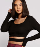 Dress up in What's The Scoop Ribbed Knit Crop Top as your going-out dress for holiday parties, an outfit for NYE, party dress for a girls’ night out, or a going-out outfit for any seasonal event!