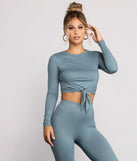 You’ll look stunning in the Set For Good Vibes Knot Crop Top when paired with its matching separate to create a glam clothing set perfect for a New Year’s Eve Party Outfit or Holiday Outfit for any event!