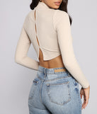 With fun and flirty details, Totally Basic Vibes Ribbed Crop Top shows off your unique style for a trendy outfit for the summer season!