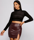With fun and flirty details, Sultry Velvet Lace-Up Crop Top shows off your unique style for a trendy outfit for the summer season!