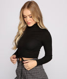 With fun and flirty details, Such A Trendy Vibe Ribbed Knit Crop Top shows off your unique style for a trendy outfit for the summer season!