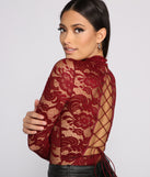 With fun and flirty details, Glam It Up Lace Lattice Back Bodysuit shows off your unique style for a trendy outfit for the summer season!