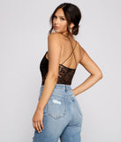 With fun and flirty details, Romantic Vibes Sheer Lace Bodysuit shows off your unique style for a trendy outfit for the summer season!