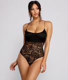 With fun and flirty details, Romantic Vibes Sheer Lace Bodysuit shows off your unique style for a trendy outfit for the summer season!