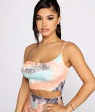 You’ll look stunning in the Trendsetting Stunner Tie-Dye Crop Top when paired with its matching separate to create a glam clothing set perfect for parties, date nights, concert outfits, back-to-school attire, or for any summer event!