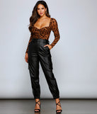 With fun and flirty details, Ruched Burnout Leopard Print Mesh Bodysuit shows off your unique style for a trendy outfit for the summer season!