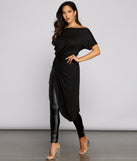 With fun and flirty details, Off-The-Shoulder Asymmetrical Top shows off your unique style for a trendy outfit for the summer season!