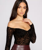 With fun and flirty details, Flocked Velvet Leopard Print Mesh Bodysuit shows off your unique style for a trendy outfit for the summer season!