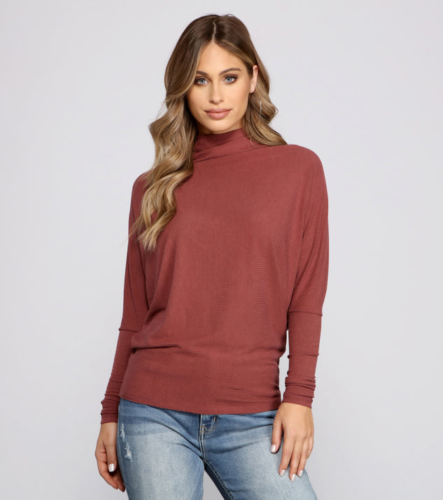 With fun and flirty details, Roll With It Turtleneck Top shows off your unique style for a trendy outfit for the summer season!