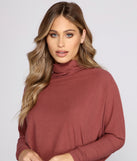 With fun and flirty details, Roll With It Turtleneck Top shows off your unique style for a trendy outfit for the summer season!