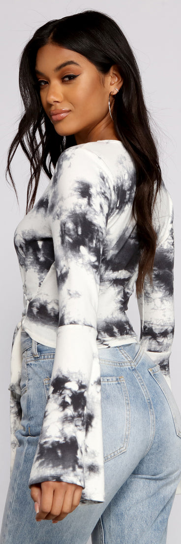 With fun and flirty details, Trendy Babe Tie Dye Top shows off your unique style for a trendy outfit for the summer season!