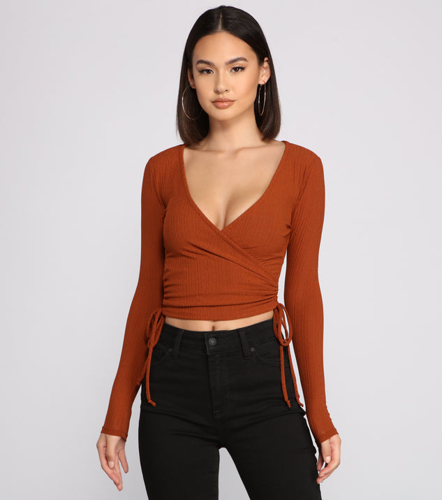 With fun and flirty details, Casual Vibes Ribbed Knit Top shows off your unique style for a trendy outfit for the summer season!