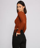 With fun and flirty details, Casual Vibes Ribbed Knit Top shows off your unique style for a trendy outfit for the summer season!