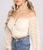 With fun and flirty details, Lovin' Lace Crochet Crop Top shows off your unique style for a trendy outfit for the summer season!