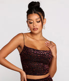 With fun and flirty details, Heart Of Glam Cowl Neck Crop Top shows off your unique style for a trendy outfit for the summer season!