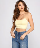 With fun and flirty details, Stylish Straps Knit Crop Top shows off your unique style for a trendy outfit for the summer season!