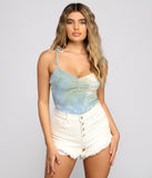 With fun and flirty details, Summer Vibes Tie-Dye Bodysuit shows off your unique style for a trendy outfit for the summer season!