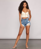 With fun and flirty details, Such A Darling Floral Crop Top shows off your unique style for a trendy outfit for the summer season!