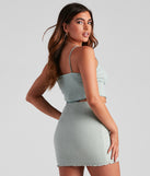 With fun and flirty details, Stylish And Smocked Crop Top shows off your unique style for a trendy outfit for the summer season!