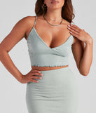 With fun and flirty details, Stylish And Smocked Crop Top shows off your unique style for a trendy outfit for the summer season!