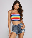 With fun and flirty details, Bold Beauty Cropped Tank Top shows off your unique style for a trendy outfit for the summer season!