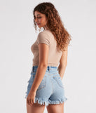 With fun and flirty details, Sittin' Pretty Tie Waist Crop Top shows off your unique style for a trendy outfit for the summer season!