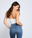 With fun and flirty details, Trendy Collared Halter Crop Top shows off your unique style for a trendy outfit for the summer season!
