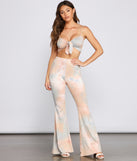 Tie Dye Glam Tie Front Top is a trendy pick to create 2023 festival outfits, festival dresses, outfits for concerts or raves, and complete your best party outfits!