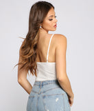 With fun and flirty details, Chic Darling Trendy Applique Bodysuit shows off your unique style for a trendy outfit for the summer season!