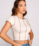 With fun and flirty details, Not What It Seams Knit Top shows off your unique style for a trendy outfit for the summer season!