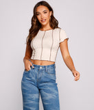 With fun and flirty details, Not What It Seams Knit Top shows off your unique style for a trendy outfit for the summer season!