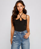 With fun and flirty details, Strappy Style Sleeveless Bodysuit shows off your unique style for a trendy outfit for the summer season!