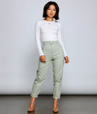 With fun and flirty details, All The Details Ribbed Knit Crop Top shows off your unique style for a trendy outfit for the summer season!